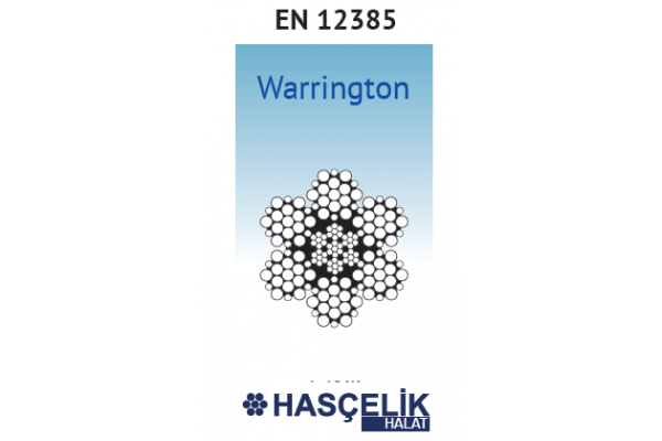 WARRINGTON 6x19 W ÇELİK ÖZLÜ / IWRC